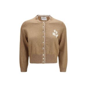 Marant Etoile Beige Cotton Women's Cardigan